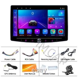 1 DIN Touch Screen Car Stereo Radio Android 12 Player GPS Navigation Wifi Camera