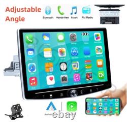 1 DIN Touch Screen Car Stereo Radio Android 12 Player GPS Navigation Wifi Camera
