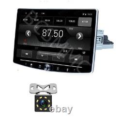 1 Din Touch Screen Car Stereo Radio Android 12 Player GPS Navi Wifi Free Camera