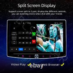 1 Din Touch Screen Car Stereo Radio Android 12 Player GPS Navi Wifi Free Camera