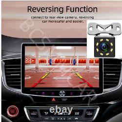 1 Din Touch Screen Car Stereo Radio Android 12 Player GPS Navi Wifi Free Camera