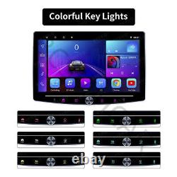 1 Din Touch Screen Car Stereo Radio Android 12 Player GPS Navi Wifi Free Camera