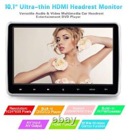 10.1 inch Digital TFT LCD Headrest DVD Player IR/FM/Speaker Game Disc HD Vedio