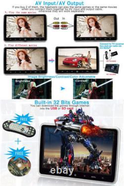 10.1 inch Digital TFT LCD Headrest DVD Player IR/FM/Speaker Game Disc HD Vedio