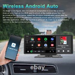 10.26 Touch Screen 2K Portable Wireless Android Auto Apple CarPlay Radio Stereo