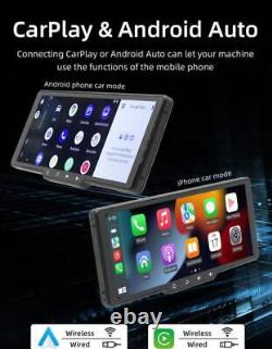 10.26in Portable Wireless Carplay Android Auto Car Stereo Radio Bluetooth Player