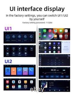 10.26in Portable Wireless Carplay Android Auto Car Stereo Radio Bluetooth Player