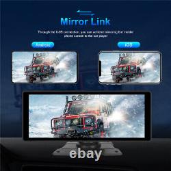10.26in Touch Screen Portable Car Radio For Wireless Apple CarPlay Android Auto