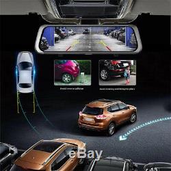 10 IPS Touch Screen Bluetooth WiFi 4G Android Car DVR Camera ADAS GPS Navi FHD