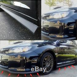 100/8ft Car Front Bumper Lip Splitter Valance Chin Skirt Body Protector Trim