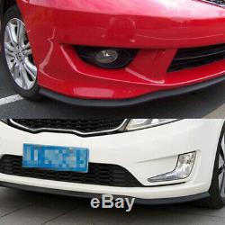 100/8ft Car Front Bumper Lip Splitter Valance Chin Skirt Body Protector Trim