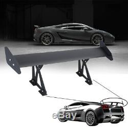 110cm /43'' Universal Hatchback Aluminum GT Auto Rear Trunk Wing Racing Spoiler