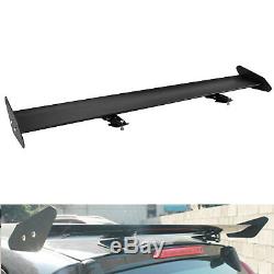 110cm Universal Car GT Rear Wing Tail Hatchback Racing Spoiler Bracket Aluminum