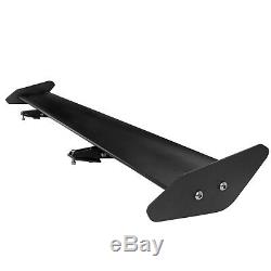 110cm Universal Car GT Rear Wing Tail Hatchback Racing Spoiler Bracket Aluminum