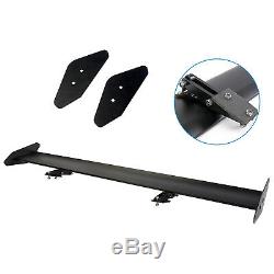 110cm Universal Car GT Rear Wing Tail Hatchback Racing Spoiler Bracket Aluminum