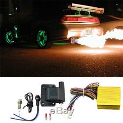 12V Car SUV ATV Exhaust Tail Pipe Flame Thrower Kit Fire Burner Afterburner Tool