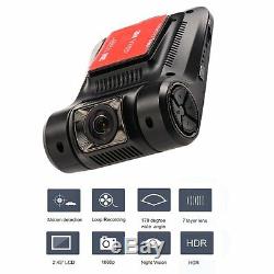 170 ° HD LCD Car Dash Cam DVR Recorder Night Vision Parking Monitor Camera Wifi