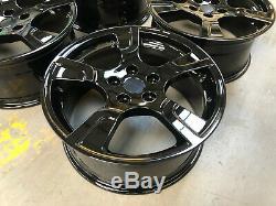 18 Sportline Style Alloy Wheels 5x120 Load Rated Transporter T5 Gloss Black