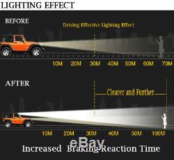 1800W 12V LED Work Light Bar Spot Lights for Driving Lamp Offroad Car Truck SUV