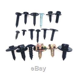 180x Leaf Board Fender Bumper Self tapping Screw Fast Wire Screw Fastener Clip