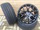 19 Aluwerks Dtm Black Revolve Alloy Wheels + Tyres 5x120 Vw Transporter T5 T6