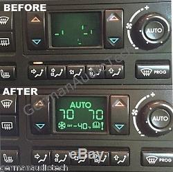 1995-02 Range Rover P38 Climate Control Ac Heater Display Pixel Repair Service