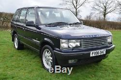 1997 Range Rover 2.5 Dse Manual Diesel P38 Blue 12 Months Mot