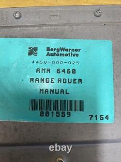 1998 Range Rover P38 Manual Gearbox Ecu Control Module Amr6460