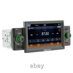 1Din 5in Car MP5 Player Stereo Radio Bluetooth FM TF USB Android Auto Head Unit