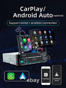 1Din Bluetooth Car MP5 Player Radio Stereo Mirrorlink GPS Navi WIFI Android Auto