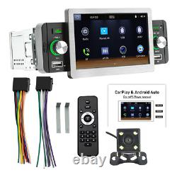 1Din Car Radio Wireless Carplay Android Auto 5 Inch Touch Screen BT FM Head Unit