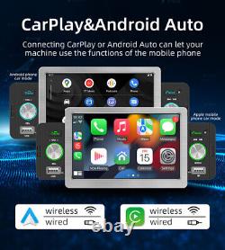 1Din Car Radio Wireless Carplay Android Auto 5 Inch Touch Screen BT FM Head Unit