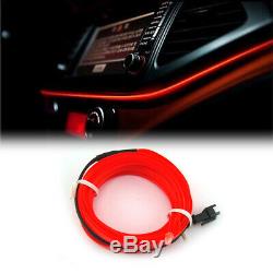 1Set 2M LED Car Interior Decorative Atmosphere Wire Strip Light Lamp Accessories