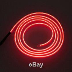 1Set 2M LED Car Interior Decorative Atmosphere Wire Strip Light Lamp Accessories