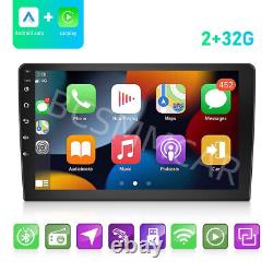 2 Din Radio Car Stereo GPS Navigation WIFI MP5 Player For Carplay Android Auto