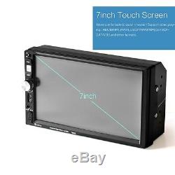 2-Din7''HD Touch Screen Bluetooth Car Radio Stereo Head Unit MP5/MP3 /USB/AUX/FM