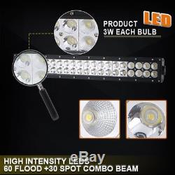 20 120w LED Light Bar Combo Driving Light + 218W Work Light + Harness switch