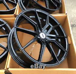 20 Lkw Gloss Black Alloy Wheels To Fit Wheels Fits Jaguar Xf 5x108
