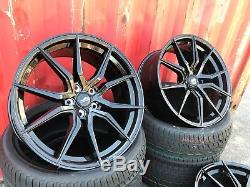 20 Sportline Spyder Alloy Wheels + Tyres Vw Transporter T5 T6 T282 Load Rated