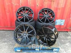 20 Spyder Black Alloy Wheels + Tyres Range Rover Sport Discovery Velar Evoque