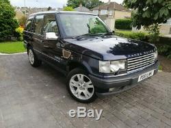 2001 Range Rover P38 2.5 Dhse (bmw Diesel) Auto Blue Service History Great 4x4