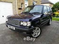 2001 Range Rover P38 2.5 Dhse (bmw Diesel) Auto Blue Service History Great 4x4