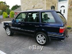 2001 Range Rover P38 2.5 Dhse (bmw Diesel) Auto Blue Service History Great 4x4