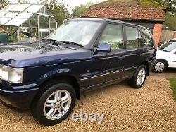 2001 Range Rover P38 4.6 V8 Vogue. Low Mileage example. Oslo Blue, Cream Leather