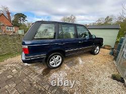 2001 Range Rover P38 4.6 V8 Vogue. Low Mileage example. Oslo Blue, Cream Leather