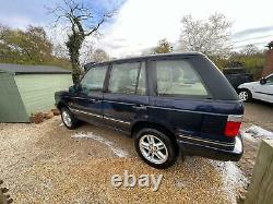 2001 Range Rover P38 4.6 V8 Vogue. Low Mileage example. Oslo Blue, Cream Leather