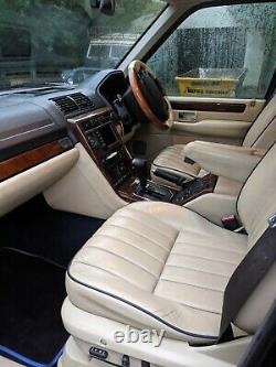 2001 Range Rover P38 4.6 V8 Vogue. Low Mileage example. Oslo Blue, Cream Leather