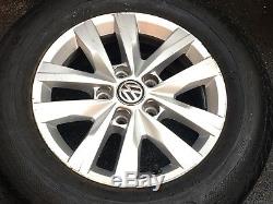 2016 VW T6 T5.1 Transporter Genuine 16 Alloy Wheels Tyres Highline Sportline