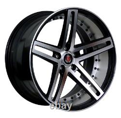 22 Axe Ex20 Alloy Wheels Fits Range Rover Vogue Sport Discovery Black Pol 5x120