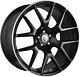 22 Cades Comana Alloy Wheels Fits Range Rover Vogue Sport Discovery Black